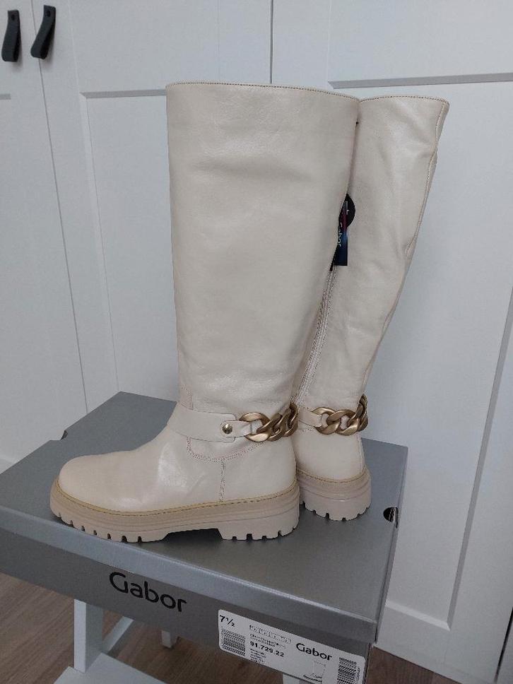 Gabor hoge laars beige maat 41 nieuw, Kleding | Dames, Schoenen, Nieuw, Hoge laarzen, Beige, Verzenden
