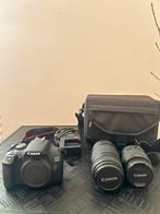 Canon EOS 2000D + 2 lenzen + accessoires - Nieuwstaat!, Audio, Tv en Foto, Fotocamera's Digitaal, Ophalen of Verzenden, Zo goed als nieuw