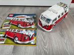 Lego 10220 Volkswagen T1 Bus Rood met boekjes, Ophalen of Verzenden, Gebruikt, Complete set, Lego