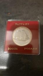 500 zloty munt, Postzegels en Munten, Munten | Europa | Niet-Euromunten, Ophalen of Verzenden, Polen, Losse munt, Zilver