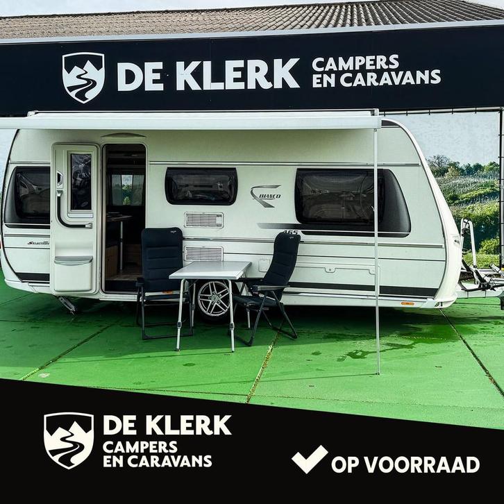 Fendt Bianco 465 TG SELECTION (bj 2017), Caravans en Kamperen, Caravans, Bedrijf, 1250 - 1500 kg, Fendt, 6 tot 7 meter, Hordeur