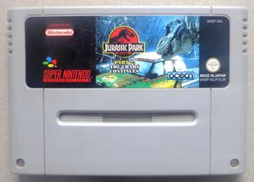 Jurassic Park 2 the Chaos Continues voor de Super Nintendo beschikbaar voor biedingen