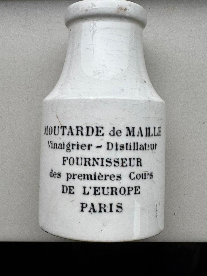Bodemvondst 1890 Franse Moutarde de Maille Pot Parijs, Antiek en Kunst, Antiek | Keramiek en Aardewerk, Verzenden