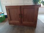 Kast massief hout 100x70x45 cm deurtjes, Ophalen, Gebruikt, 100 tot 150 cm, 25 tot 50 cm