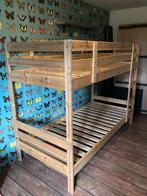 Fijn stapelbed, grenen, 90x200 cm met bouwinstructie izgs, Huis en Inrichting, Slaapkamer | Stapelbedden en Hoogslapers, Ophalen