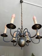 Kroonluchter met 6 lampen en armen, Ophalen, Gebruikt, Overige materialen, Klassiek