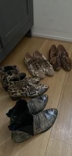 Schoenen Collectie - Diverse Stijlen & Maten 41, Ophalen of Verzenden, Gedragen, Bruin, Lage of Enkellaarzen