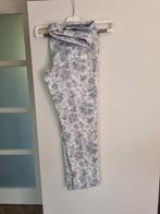 Wonderjeans Bloemenprint Broek Maat 44, Blauw, Maat 42/44 (L), Wonderjeans, Ophalen of Verzenden