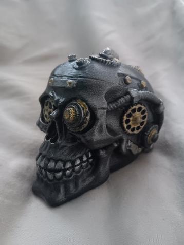 Cyberpunk skull 3d print beschikbaar voor biedingen