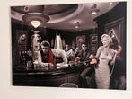 Reinders ‘Schilderij’ op hout - James Dean, Marilyn Monroe, Ophalen