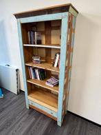 Retro boekenkast, Huis en Inrichting, Ophalen, 50 tot 100 cm, Zo goed als nieuw, 150 tot 200 cm