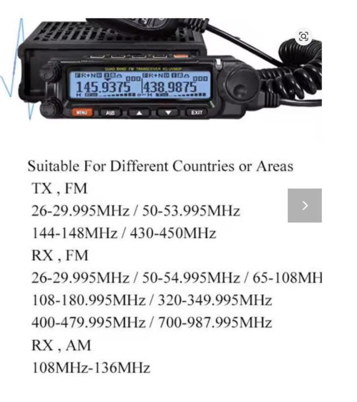 Quadband Tranceiver 10/11/6/2/70, Telecommunicatie, Zenders en Ontvangers, Nieuw, Zender en Ontvanger, Ophalen of Verzenden