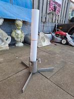 Stevige grote RVS parasol houder met 3 stevige stel bouten., Ophalen of Verzenden, Nieuw, Minder dan 1 meter, Zweefparasol