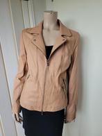 Arma leren jas beige met rits maat 40/ 42, Maat 38/40 (M), Beige, Arma, Ophalen of Verzenden