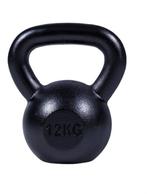 Black Cast Iron kettlebell 12 kg NIEUW, Ophalen of Verzenden, Nieuw, Kettlebell