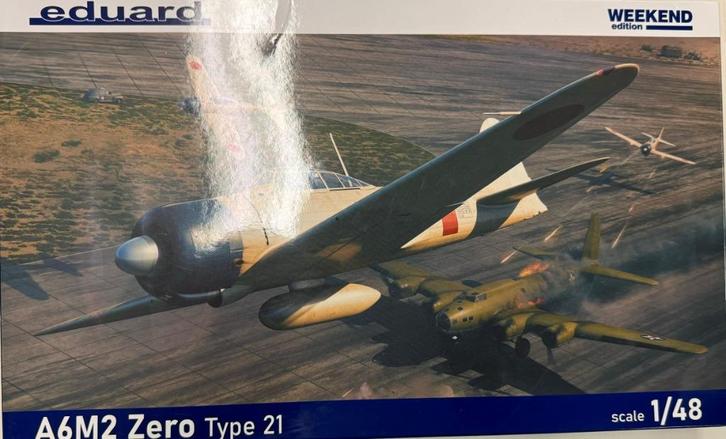 Coelianmodels, Eduard 84189, 6m2A Zero Type 21 1/48, € 25,99, Hobby en Vrije tijd, Modelbouw | Vliegtuigen en Helikopters, Nieuw