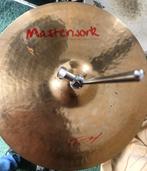 Masterworks Troy 14" hihat en 14" + 16" crash, Muziek en Instrumenten, Drumstellen en Slagwerk, Ophalen of Verzenden, Gebruikt