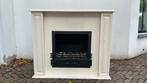 Houten open haard mantel – perfect voor kaarsen/brandgel, Huis en Inrichting, Haarden, Ophalen, Gebruikt, Vrijstaande haard, Gelhaard
