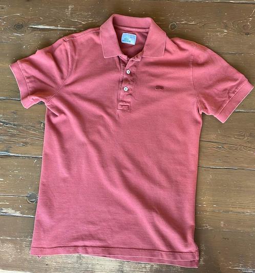 Lacoste polo M Vintage roze washed Topstaat limited edioton, Kleding | Heren, Polo's, Zo goed als nieuw, Maat 46 (S) of kleiner
