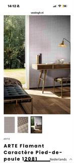 Arte Flamant Caractere Behang - 2 Rollen Nieuw, Ophalen of Verzenden, Minder dan 10 m², Wit