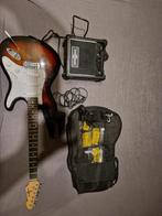 Elektrische gitaar + versterker en accessoires, Overige merken, Zo goed als nieuw, Ophalen, Met versterker