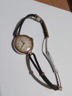 Vintage 50s Dameshorloge 10K Goud Gevuld, Overige merken, Polshorloge, 1930 tot 1960, Ophalen of Verzenden