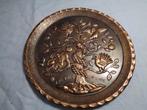 koper bord levensboom doorsnede 20 cm, Antiek en Kunst, Ophalen of Verzenden, Koper