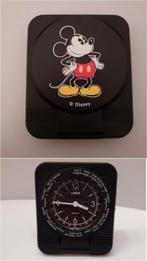 Disney Lorus Mickey vintage reiswekker reisklokje alarmklok, Ophalen of Verzenden, Mickey Mouse, Zo goed als nieuw, Overige typen