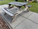 Houten kinder picknick tafel, Ophalen of Verzenden, Gebruikt, Rechthoekig, Hout