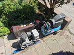 2 gebruikte compressors de blauwe HBM werkt goed,., Doe-het-zelf en Verbouw, Compressors, Ophalen, Gebruikt, 6 tot 10 bar, 25 tot 100 liter