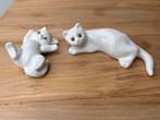 Keramische Kattenbeeldjes Set - Woondecoratie, Ophalen of Verzenden