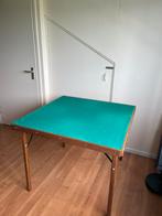 Stevige oplkapbare Bridge/pokertafel 90-90 cm, Ophalen, Zo goed als nieuw