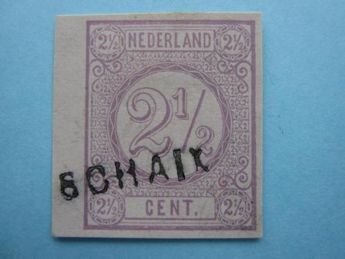 Nederland. N.V.P.H. 33 of 33a. Gedrukt op briefkaart., Postzegels en Munten, Postzegels | Nederland, Gestempeld, Verzenden
