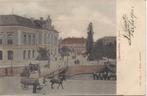 Leeuwarden (Frl.) de Beurs, veel Volk, gelopen 1904, Verzamelen, Verzenden, Voor 1920, Gelopen, Friesland