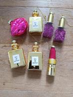 Kerst hangers parfum fles,make up, glas, Diversen, Kerst, Ophalen of Verzenden, Nieuw