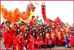 Prijswinnende Drakendans pakken Chinees Nieuwjaar loopgroep, Kinderen en Baby's, Carnavalskleding en Verkleedspullen, Ophalen