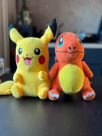 Pokemon en Charmander knuffels, Kinderen en Baby's, Speelgoed | Knuffels en Pluche, Ophalen of Verzenden, Zo goed als nieuw, Overige typen