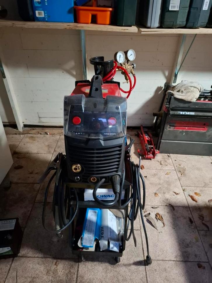 Lasapperaat Rowac Mig 200 S, Doe-het-zelf en Verbouw, Gereedschap | Lasapparaten, Zo goed als nieuw, Co2, 150 tot 250 ampère, Ophalen