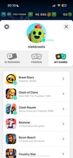 9k clash royal account en 46k brawlstars, Avontuur en Actie, Online, 1 speler, Ophalen of Verzenden