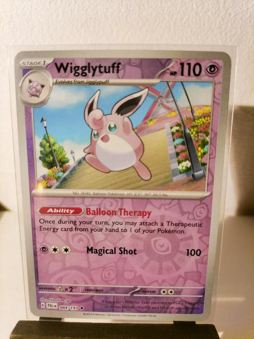 Wigglytuff Pokémonkaart - PAL DE 084/193, Hobby en Vrije tijd, Verzamelkaartspellen | Pokémon, Zo goed als nieuw, Losse kaart