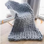 Handgebreide Chunky Deken 120x150cm, Huis en Inrichting, Ophalen of Verzenden, Nieuw