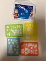 Tupperware kerst tekenvormen, sjablonen set van 4., Ophalen of Verzenden, Nieuw, Knutselen