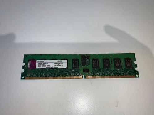 Kingston KVR800D2D8P6-2G 2GB PC2-6400 DDR2-800MHz ECC Reg. R, Computers en Software, RAM geheugen, Gebruikt, Desktop, DDR2, Ophalen of Verzenden