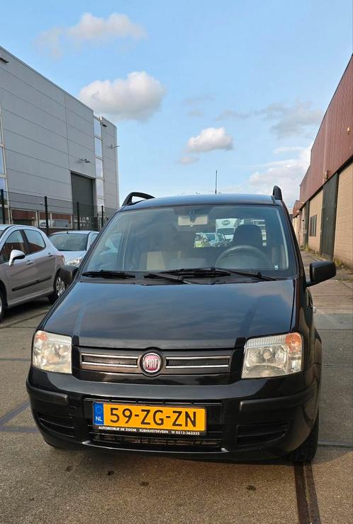 Fiat Panda 1.2 44KW 60PK 2008 Zwart, Auto's, Fiat, Particulier, Panda, ABS, Airbags, Airconditioning, Centrale vergrendeling, Elektrische ramen