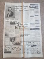 Artikelen over Louis Davids (1977 en 1980), Ophalen of Verzenden, 1960 tot 1980, Knipsel(s)