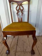 mahonie houten eettafel en stoelen, Antiek en Kunst, Ophalen