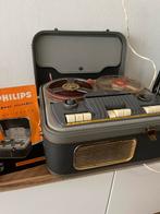 Philips dubbelspoor bandrecorder Type EL 3516, Audio, Tv en Foto, Bandrecorders, Ophalen, Bandrecorder, Met stofkap