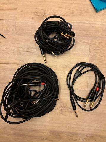 Cordial Insert kabels (y-kabel) 2x 6m 2x 3m 1x 1.5m beschikbaar voor biedingen