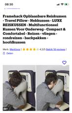 Kussen voor in vliegtuig, Ophalen of Verzenden