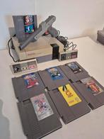 Nintendo set met games en zapper, Ophalen of Verzenden, Gebruikt, Met 2 controllers, Met games